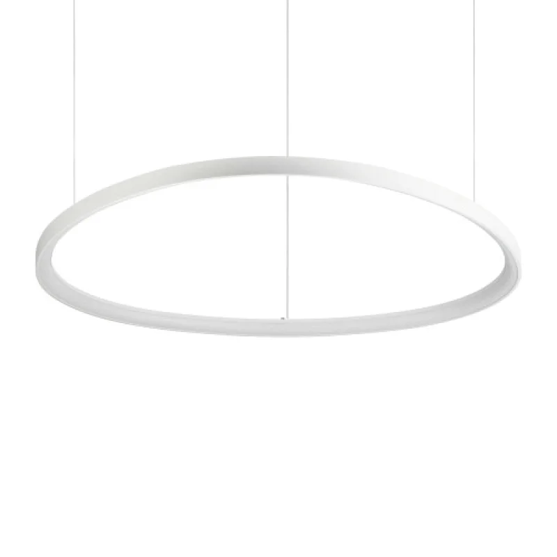 LED пендели и полилеи Gemini SP D105 WHITE 303895 – Ideal Lux LED пендел в бял, 80W, 3000K, IP:20