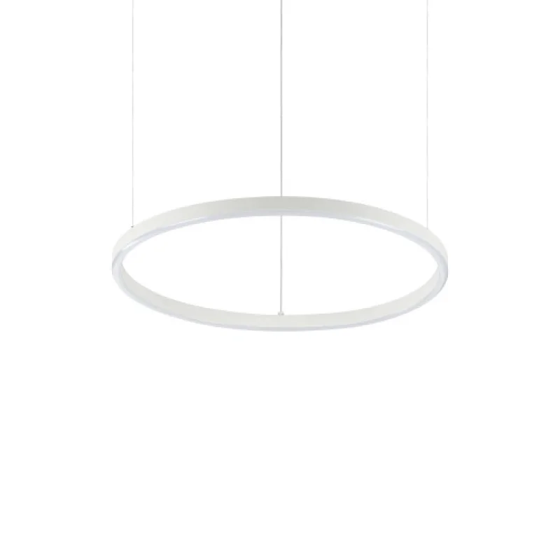 LED Pendants & Chandeliers Oracle SLIM SP D50 ROUND WH 304373 – Ideal Lux LED pendant in matt white, 29W, 3000K, IP:20