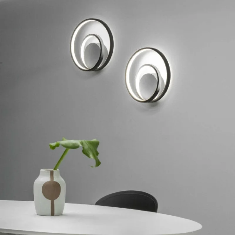 Oz AP DALI BLACK 304496 – Ideal Lux LED wall light in black, 28W, 3000K, IP:20