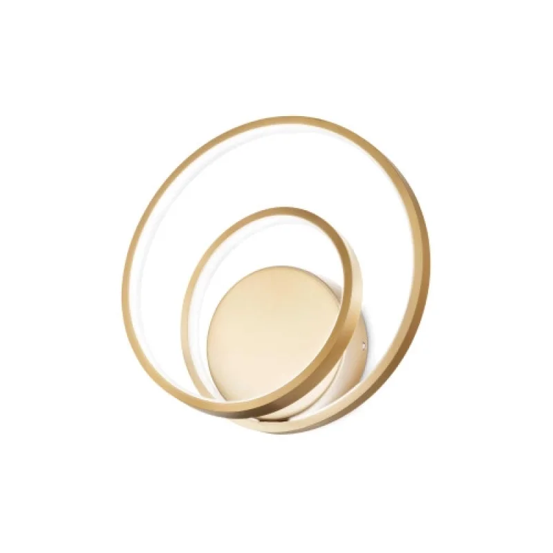 Wall Lights Oz AP DALI BRASS 304502 – Ideal Lux LED wall light in brass, 28W, 3000K, IP:20