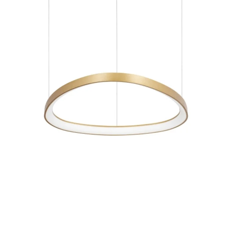 LED пендели и полилеи Gemini SP D061 DALI/PUSH BR 304700 – Ideal Lux LED пендел в месинг, 48W, 3000K, IP:20