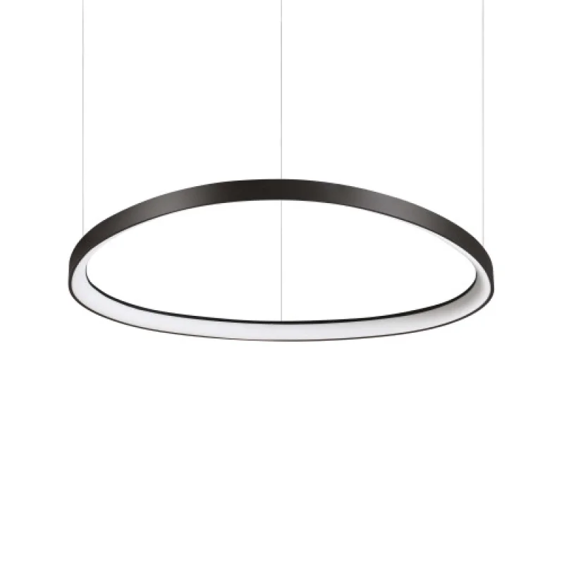 LED Pendants & Chandeliers Gemini SP D081 DALI/PUSH BL 304724 – Ideal Lux LED pendant in black, 55W, 3000K, IP:20