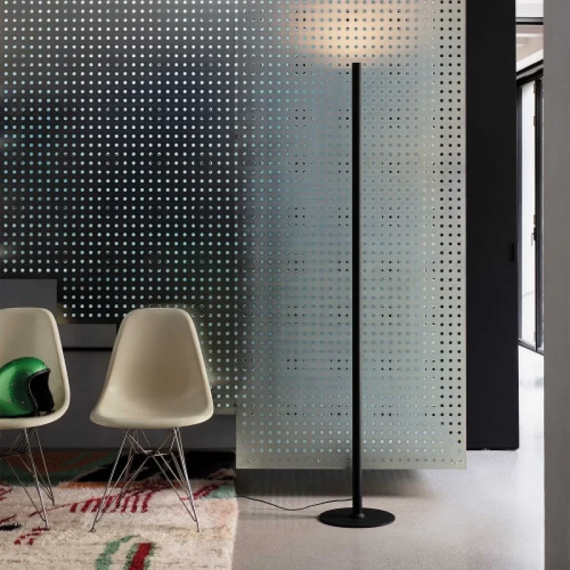 Floor Lamps Look PT1 BLACK 304915 – Ideal Lux LED floor lamp in black, 24W, 3000K, IP20