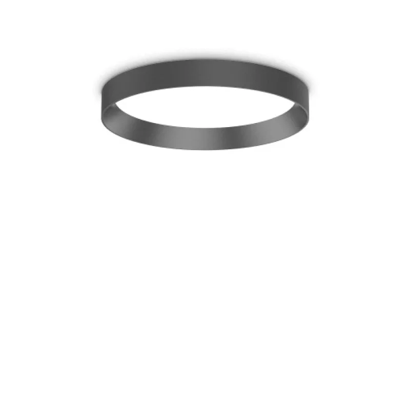 LED плафони Fly PL D35 BK 3000K 306575 – Ideal Lux LED плафон в черен, 18W, 3000K, IP:40