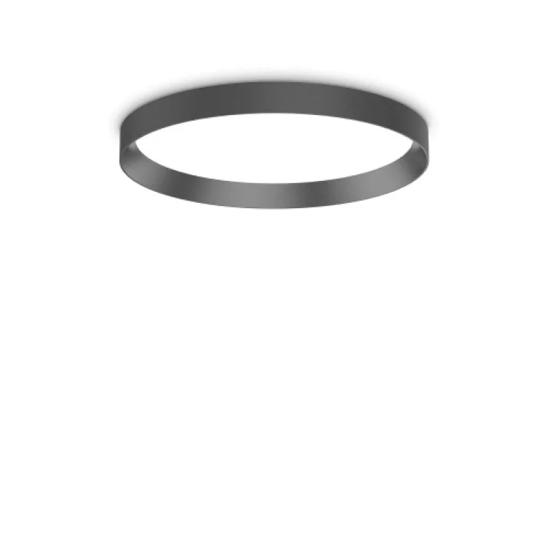 LED плафони Fly PL D45 BK 3000K 306599 – Ideal Lux LED плафон в черен, 26W, 3000K, IP:40