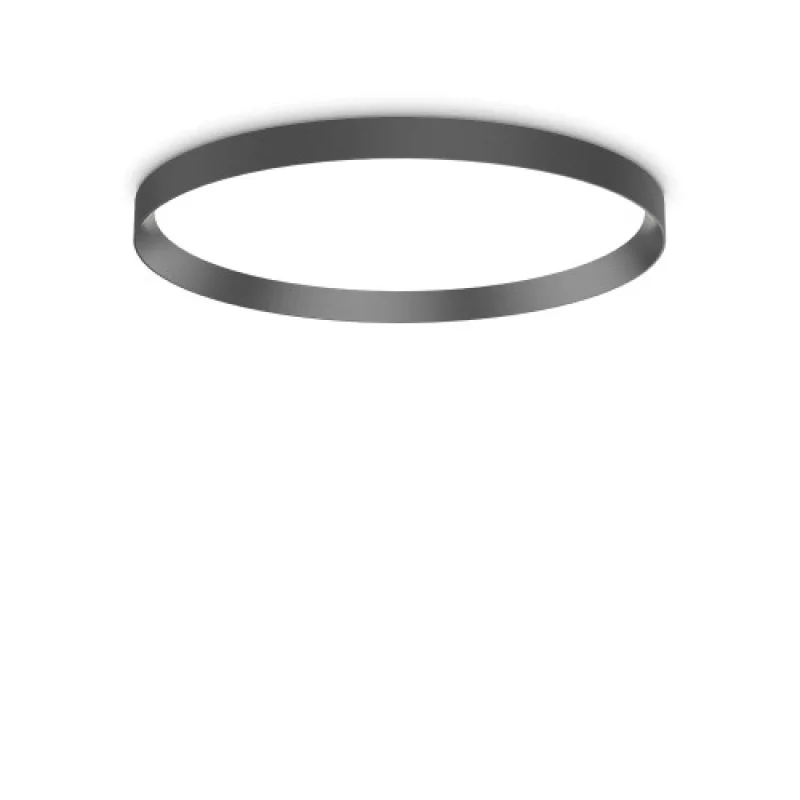 Fly PL D60 BK 4000K 306612 – Ideal Lux LED плафон в черен, 53W, 4000K, IP:40