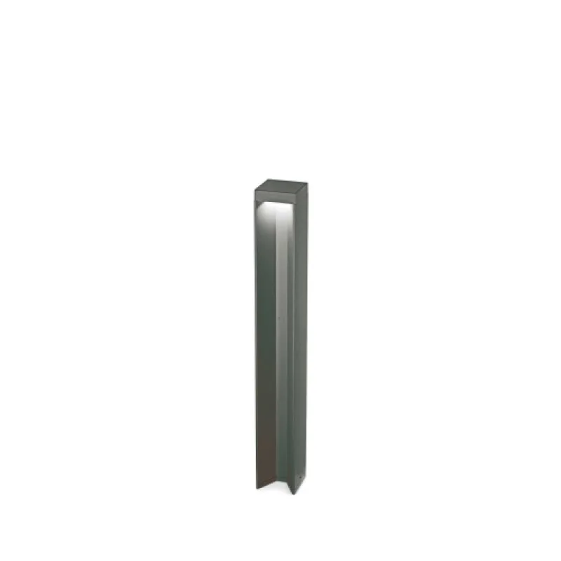 Bollard Lights Kurt PT ANTHRACITE 306834 – Ideal Lux LED garden bollard in anthracite, 11W, 3000K, IP:54