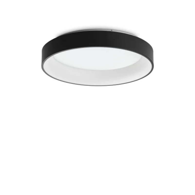 LED плафони Ziggy PL D60 BLACK 307213 – Ideal Lux LED плафон в черен, 42W, 3000K, IP:20