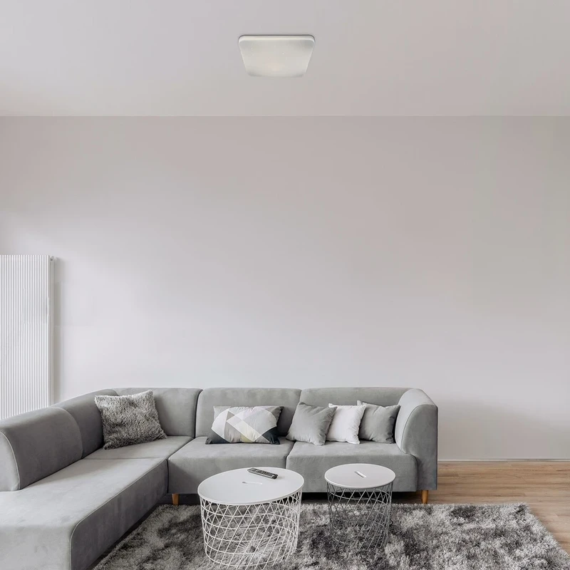 Lucas – LED плафон в бяло, 375×375мм, 24W, 4000K, 1800lm