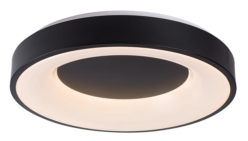 LED Ceiling Lights Ceilo – LED ceiling light in black/white, Ø480mm, 38W, 3000-6500K, remote