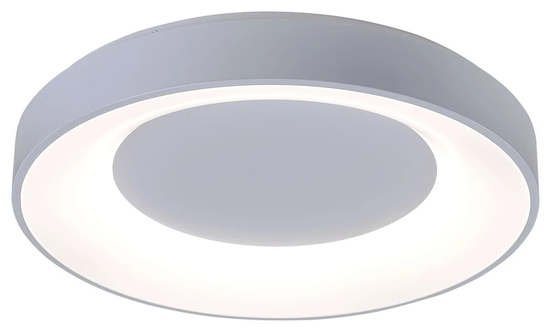 Ceilo – LED ceiling light in white with remote, Ø480mm, 38W, 3000-6500K
