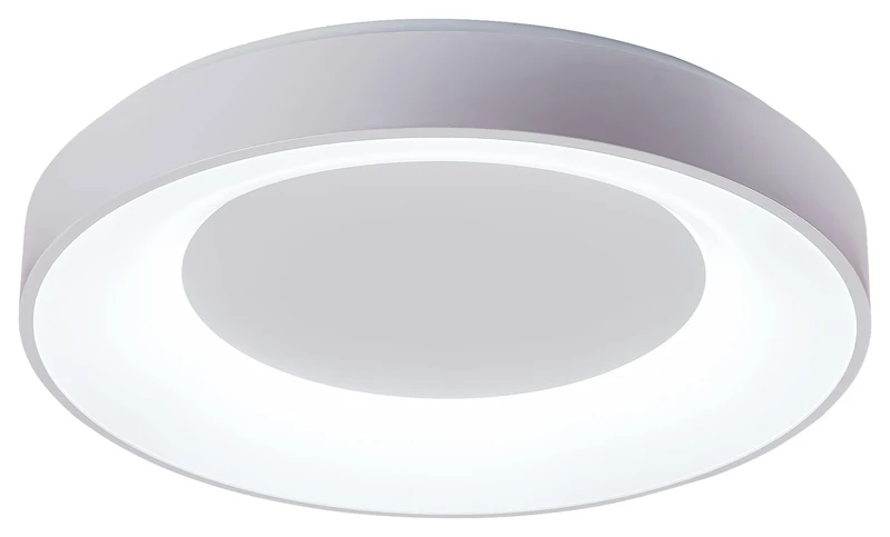 Ceilo – LED ceiling light in white with remote, Ø480mm, 38W, 3000-6500K