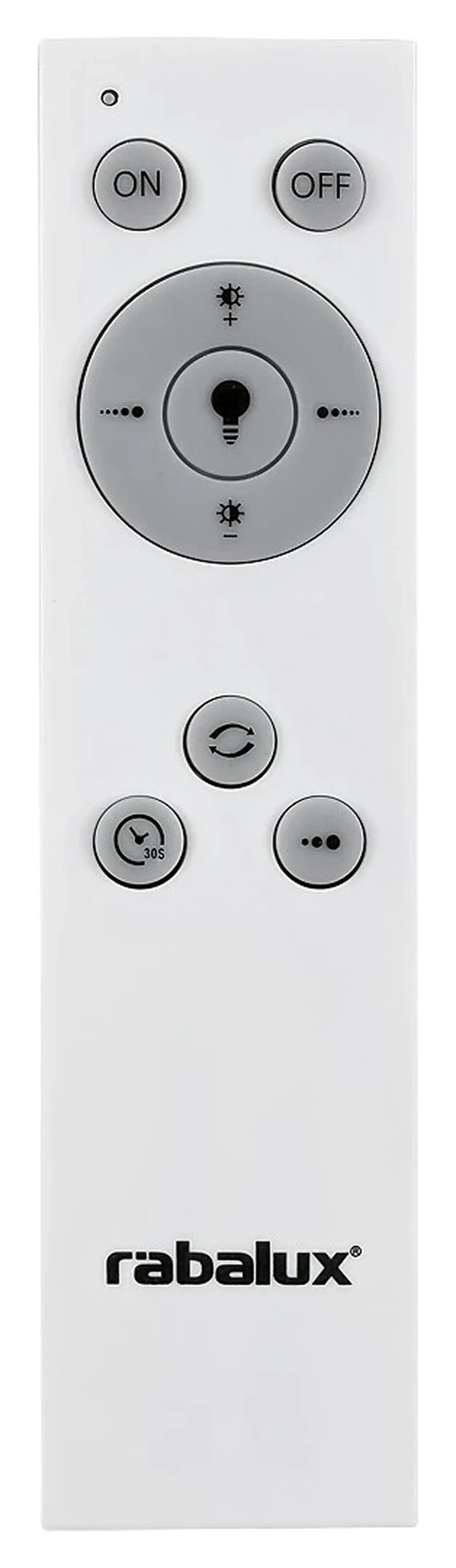 Ceilo – LED ceiling light in white with remote, Ø480mm, 38W, 3000-6500K