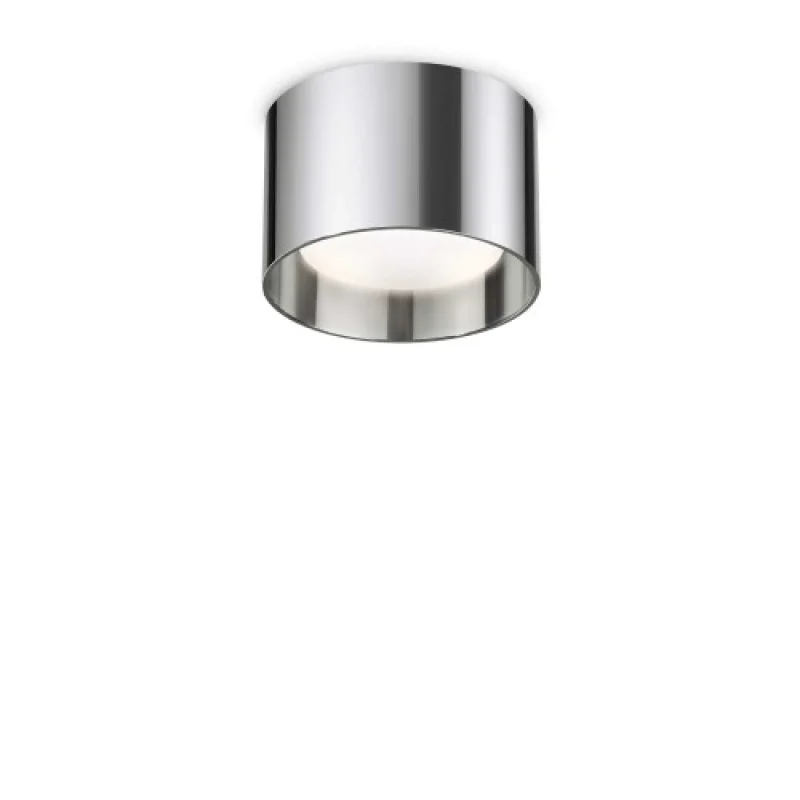 Луни за външен монтаж Spike PL1 CROMO 310886 – Ideal Lux луна за външен монтаж в хром, 1X15W, IP20