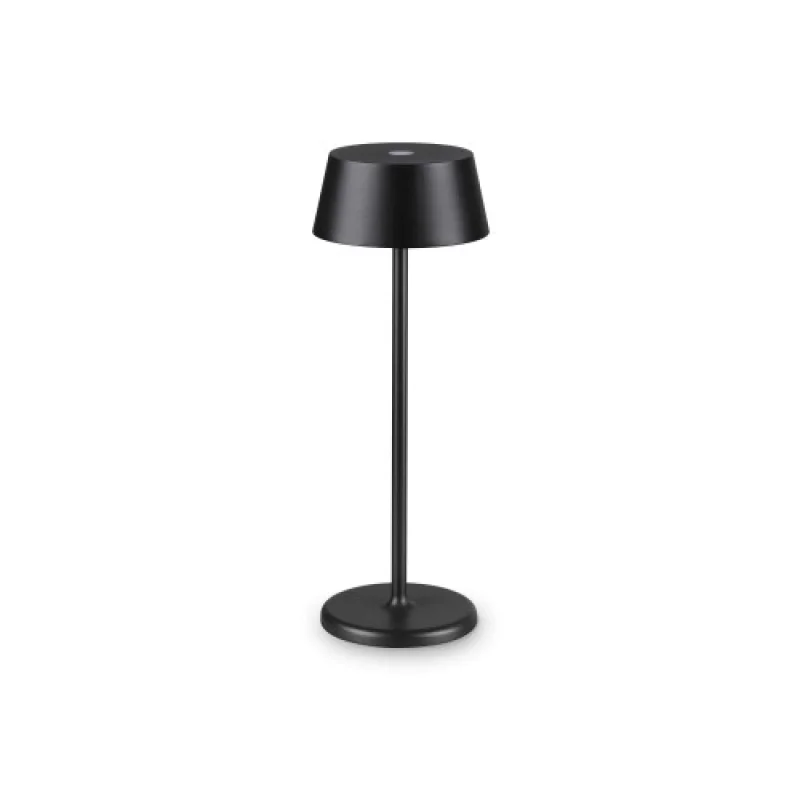 Garden Lighting Pure TL B 311678 – Ideal Lux LED garden table lamp in black, 1,5W, 3000K, IP:54