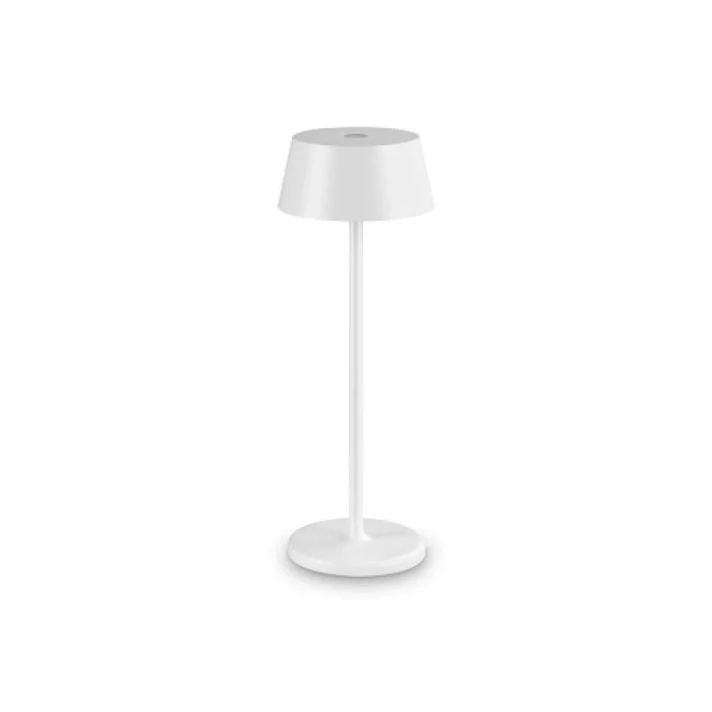Градинско осветление Pure TL W 311685 – Ideal Lux LED градинска настолна лампа в бял, 1,5W, 3000K, IP:54