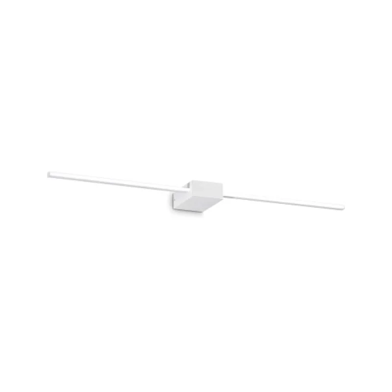 Стенно осветление (аплици) Theo AP D075 WHITE 311777 – Ideal Lux LED аплик в бял, 13,5W, 3000K, IP20