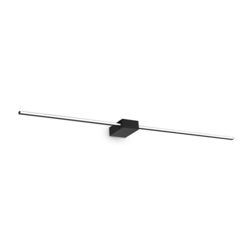 Theo AP D115 BLACK 311784 – Ideal Lux LED wall light in black, 20,5W, 3000K, IP20