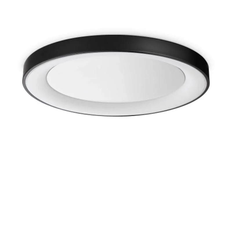 LED плафони Planet PL D60 BLACK 312361 – Ideal Lux LED плафон в черен мат., 33W, 3000K, IP:20