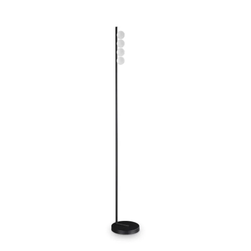 Ping PONG PT4 BLACK 313313 – Ideal Lux LED лампион в черен, 12W, 3000K, IP:20
