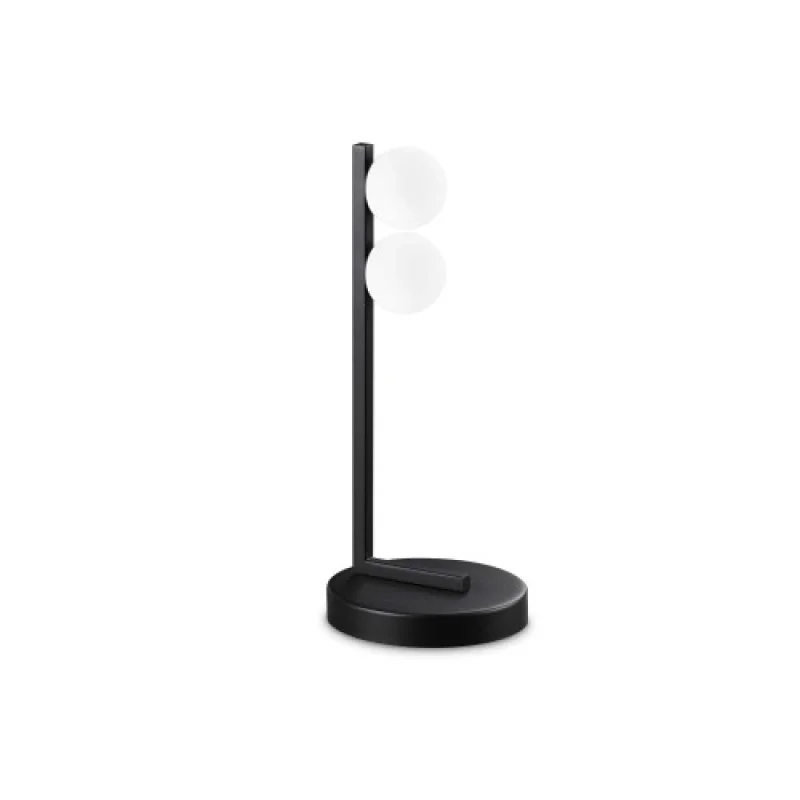 Ping PONG TL2 BLACK 313320 – Ideal Lux LED table lamp in black, 6W, 3000K, IP:20