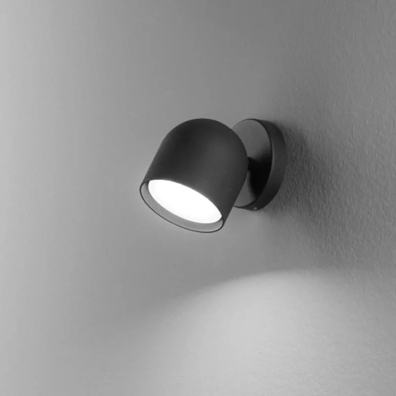 Wall Lights Dodo AP1 BLACK 314099 – Ideal Lux wall light in black, 1X15W, IP:20