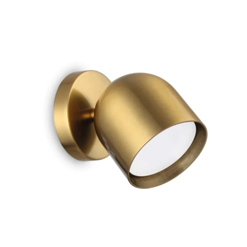 Wall Lights Dodo AP1 BRASS 314129 – Ideal Lux wall light in brass, 1X15W, IP:20