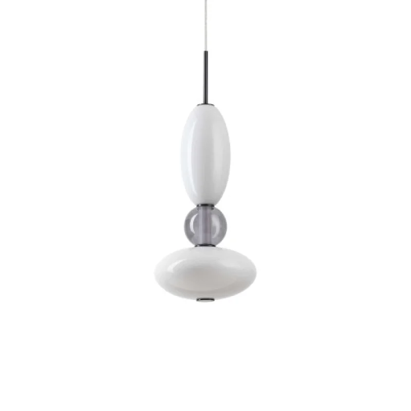 LED пендели и полилеи Lumiere-1 SP 314143 – Ideal Lux LED пендел в черен мат., 27W, 3000K, IP:20
