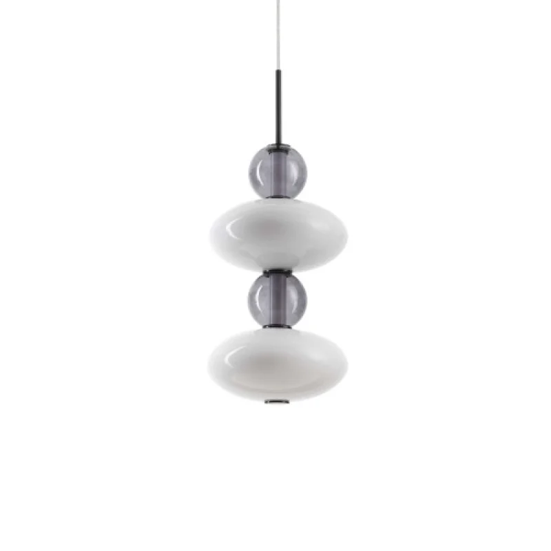 LED пендели и полилеи Lumiere-2 SP 314167 – Ideal Lux LED пендел в черен мат., 34W, 3000K, IP:20