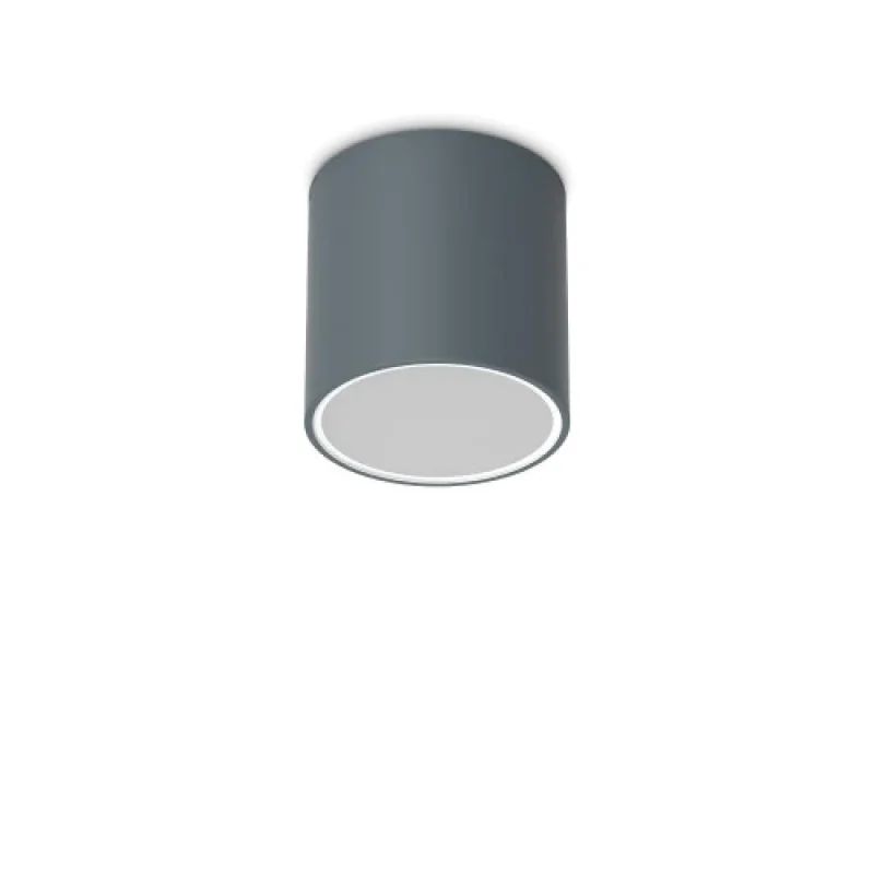 Outdoor Downlights Techo PL 318103 – Ideal Lux facade downlight for outdoor mounting in anthracite, 1X20W, IP54