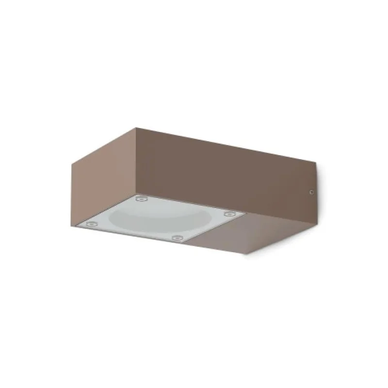 Outdoor Wall Lights Sirio AP1 COFFEE 318196 – Ideal Lux facade wall light in coffee, 1X9W, IP:65