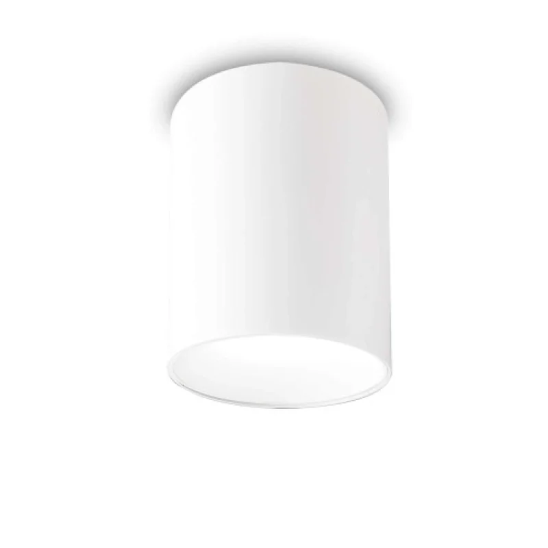 Outdoor Downlights Nitro PL D10 319568 – Ideal Lux LED downlight for outdoor mounting in white matt, 1X25W, 3000K, IP20