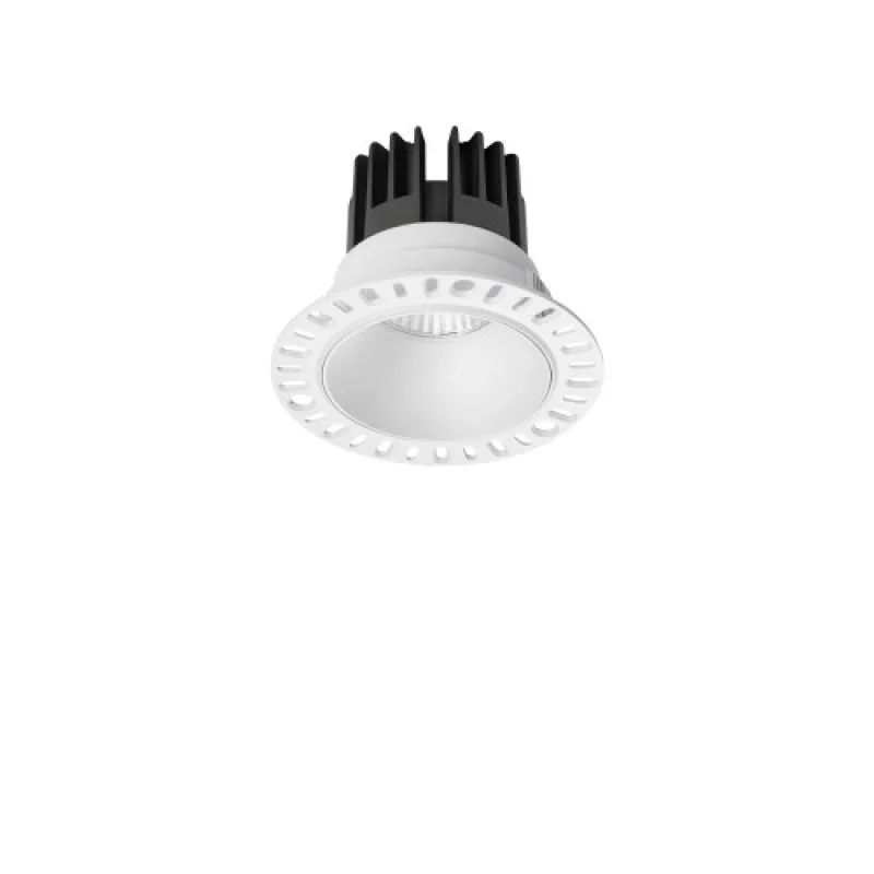 Recessed Downlights Game TRIMLESS RO 319667 – Ideal Lux LED downlight for recessed mounting in white, 11W, 3000K, IP40