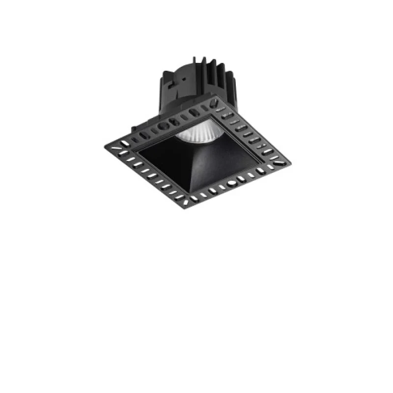 Луни за вграждане Game TRIMLESS SQ 319674 – Ideal Lux LED луна за вграждане в черен, 11W, 3000K, IP40