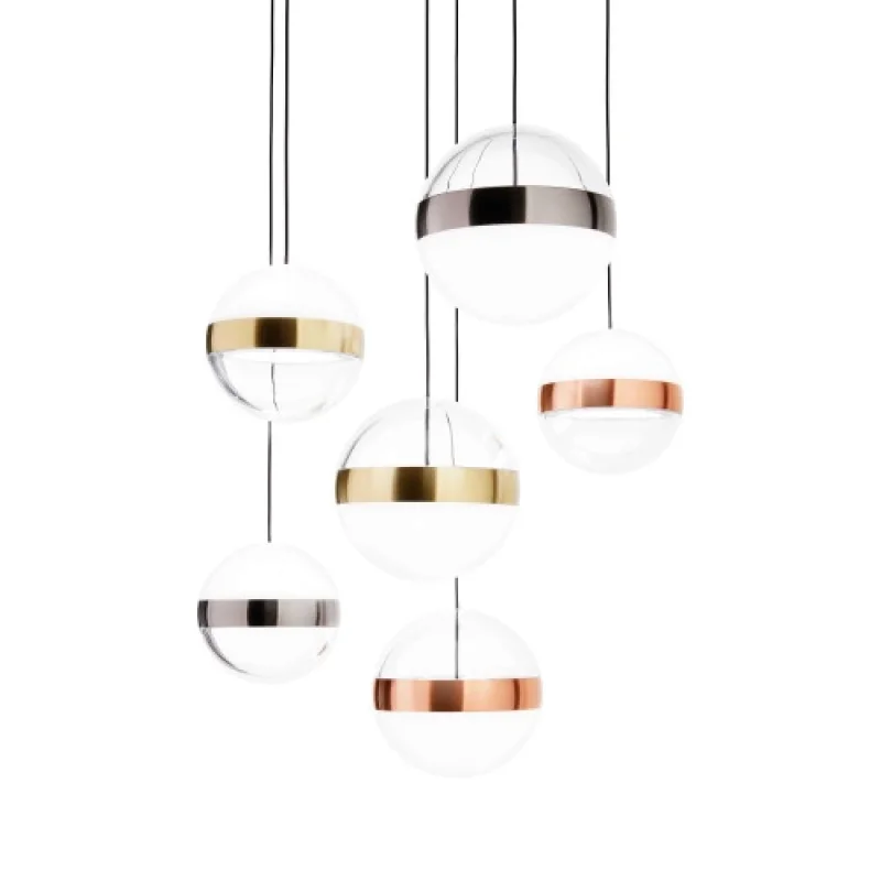 Galaxy SP6 321172 – Ideal Lux LED pendant in black, 58W, 3000K, IP:20