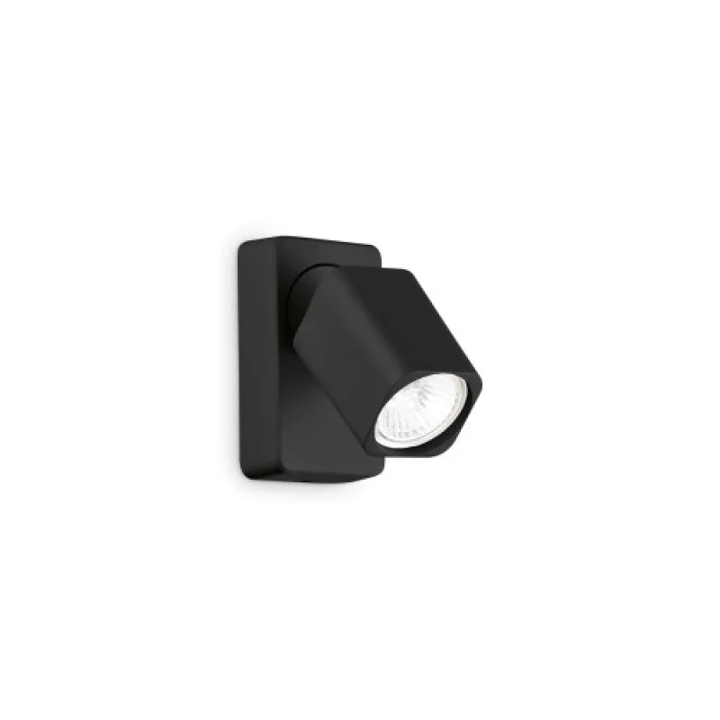 Spotlights Rudy AP1 SQUARE NERO 321530 – Ideal Lux spotlight in black, 1X35W, IP20
