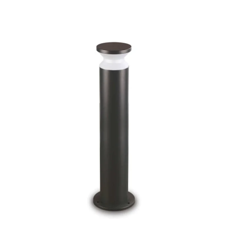 Bollard Lights Torre PT1 H80 BLACK 321639 – Ideal Lux garden bollard in black, 1X15W, IP65