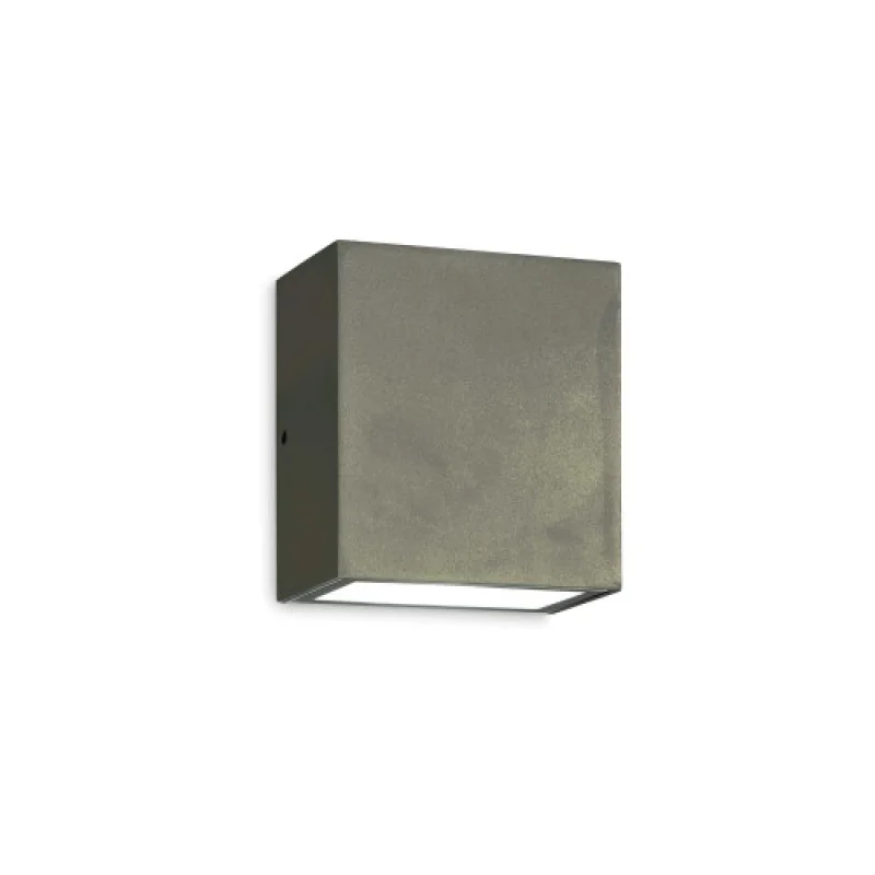 Outdoor Wall Lights Argo AP1 ANTRACITE 3 321646 – Ideal Lux LED facade wall light in anthracite, 6W, 3000K, IP65