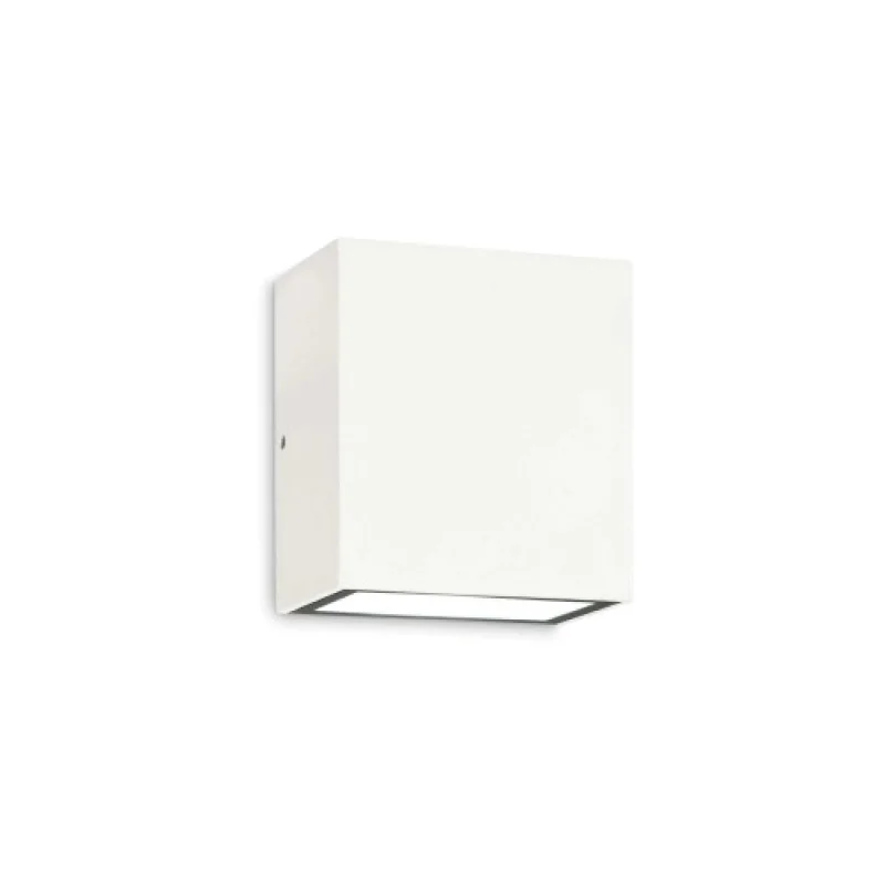 Outdoor Wall Lights Argo AP1 WHITE 4000K 321691 – Ideal Lux LED facade wall light in white, 6W, 4000K, IP65