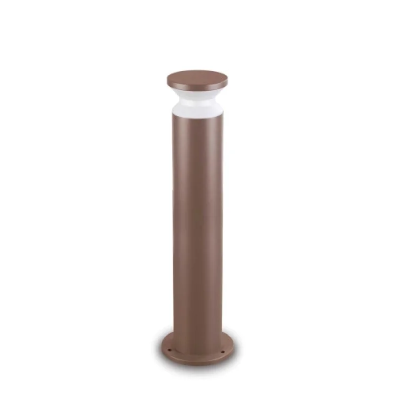 Bollard Lights Torre PT1 H80 COFFEE 321868 – Ideal Lux garden bollard in coffee, 1X15W, IP65