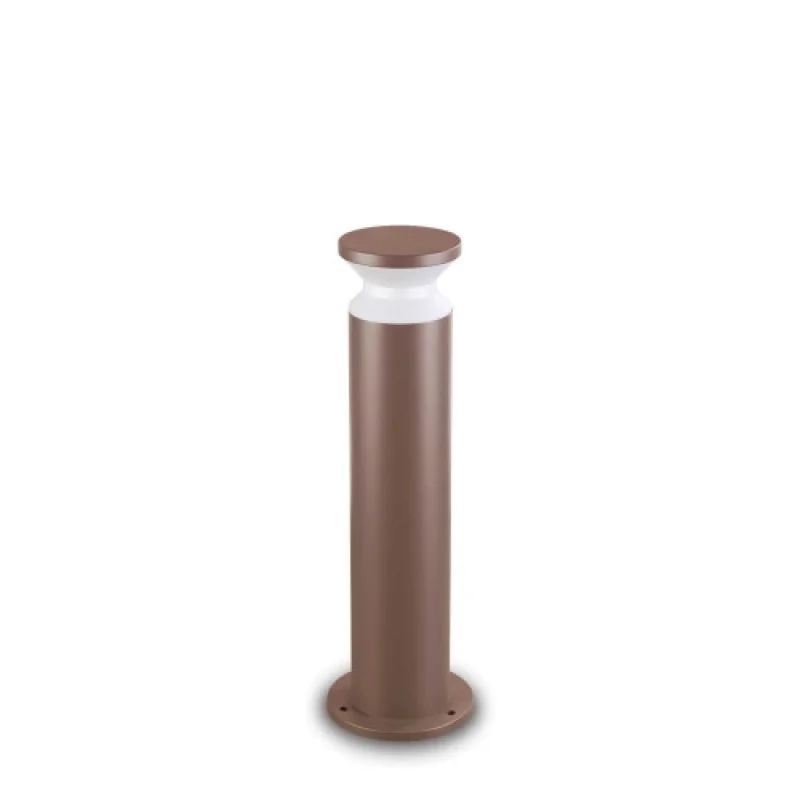 Bollard Lights Torre PT1 H60 COFFEE 321929 – Ideal Lux garden bollard in coffee, 1X15W, IP44