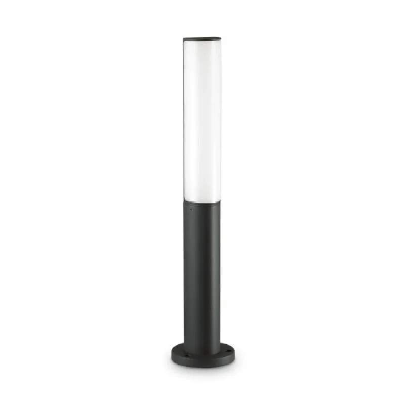 Bollard Lights Etere PT1 3000K BL 322261 – Ideal Lux LED garden bollard in black, IP44