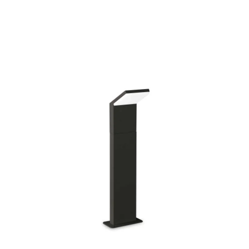 Bollard Lights Style PT H050 BLAC 322537 – Ideal Lux LED garden bollard in black, IP54
