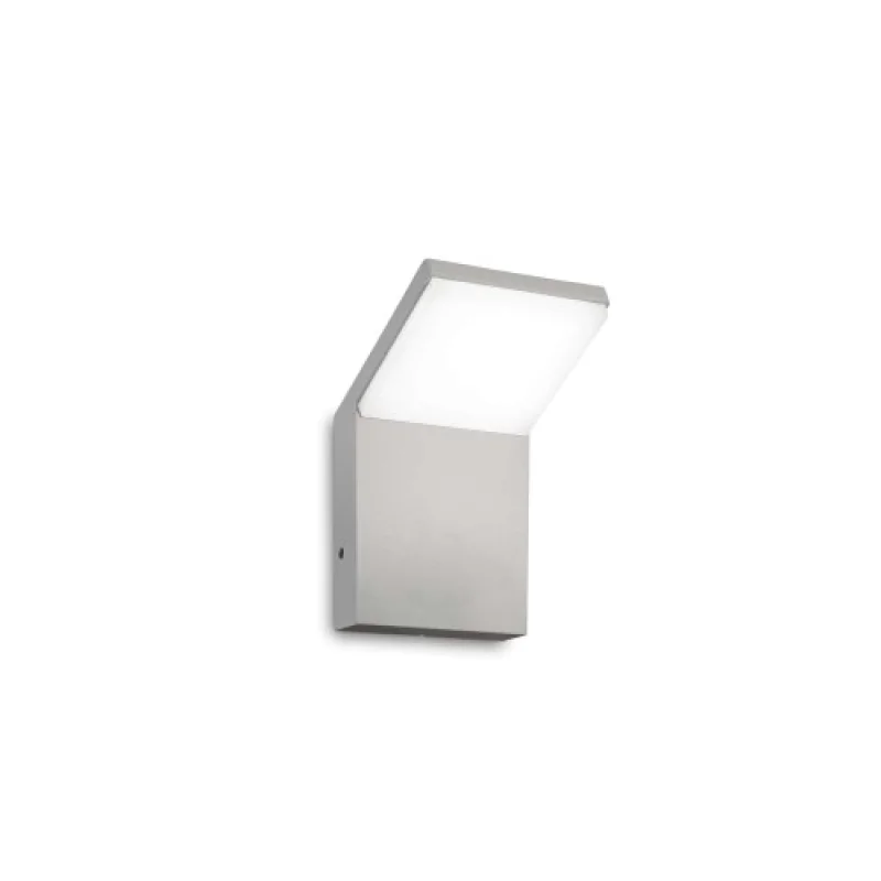Външно стенно осветление Style AP GREY 4000K 322643 – Ideal Lux LED фасаден аплик в сив, IP54