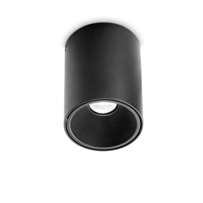 Луни за външен монтаж Nitro PL D10 322711 – Ideal Lux LED луна за външен монтаж в черен мат, 1X25W, 3000K, IP20