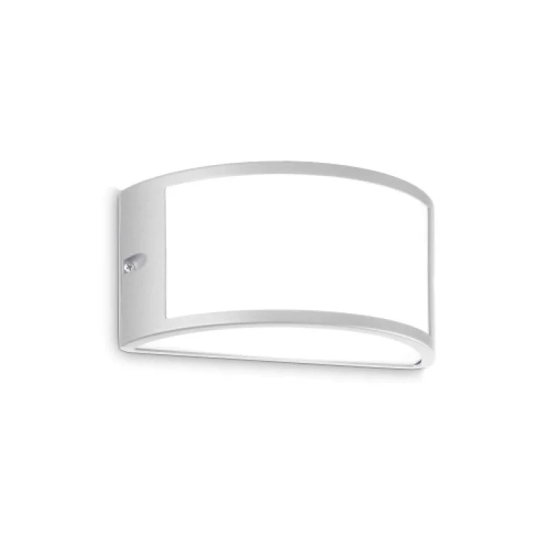 Външно стенно осветление Rex-1 AP1 GREY 322735 – Ideal Lux фасаден аплик в сив, 1x60W, IP44