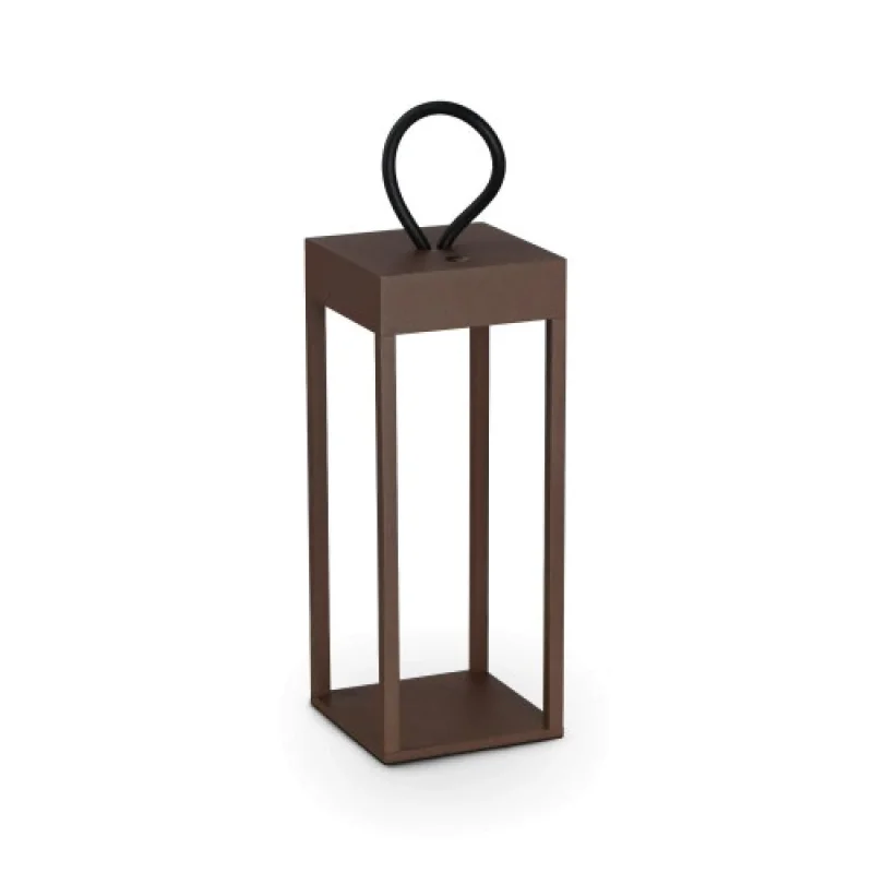 Garden Lighting Enya TL C 323244 – Ideal Lux LED garden table lamp in coffee, 5W, 3000K, IP:54