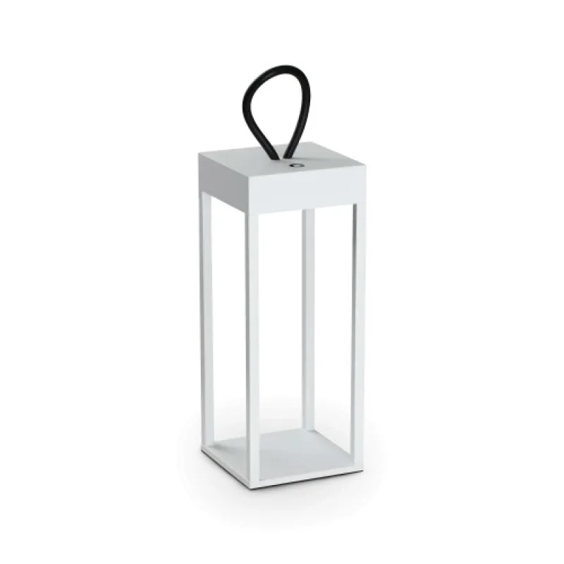 Градинско осветление Enya TL W 323251 – Ideal Lux LED градинска настолна лампа в бял, 5W, 3000K, IP:54