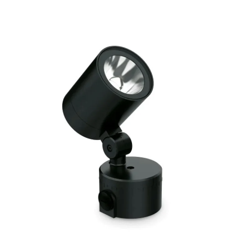 Прожектори O-zone PT SMALL 325019 – Ideal Lux LED фасаден прожектор в черен, 13W, 3000K, IP66