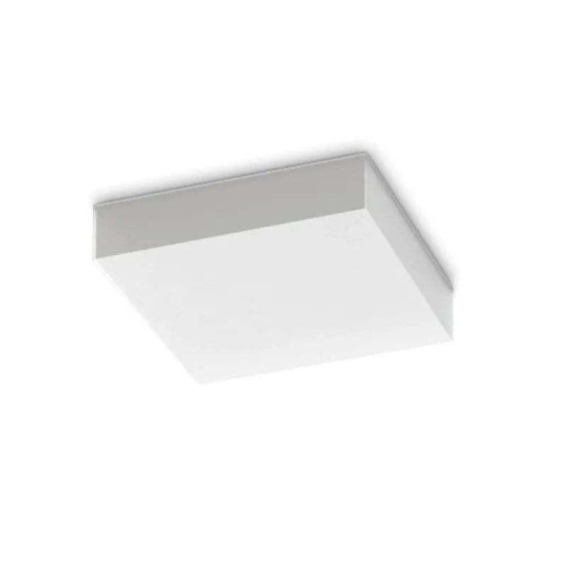 Външни таванни лампи (плафони) Snow PL 3000K 326238 – Ideal Lux LED фасаден плафон в бял, 18W, 3000K, IP65